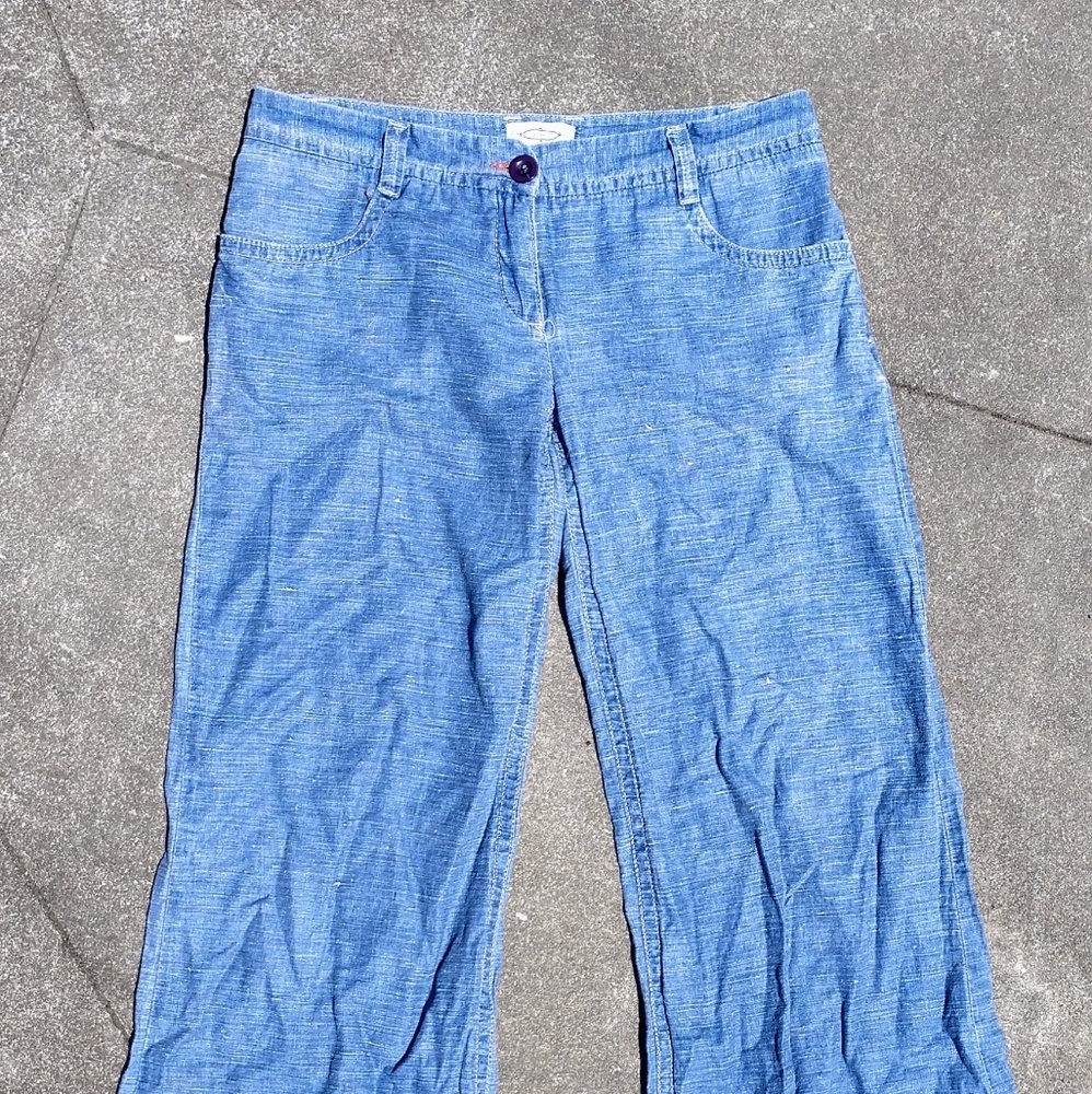 Sitwell chambray wide leg pants